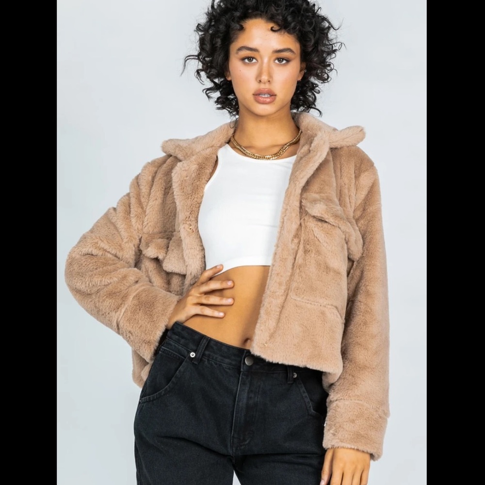 Princess Polly Diane Jacket Beige